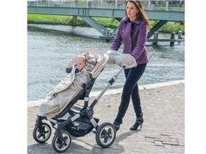 lodger handverwarmer kinderwagen licht grijs